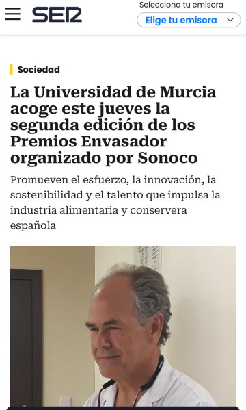 La Universidad de Murcia acoge la II Edición de los Premios Envasador de Sonoco