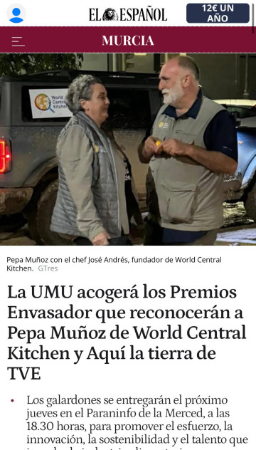 La UMU acogerá los Premios Envasador de Sonoco