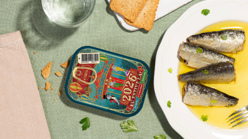 Timeless Sardines 2026 de Fábrica de Conservas da Murtosa y Sonoco, finalista en los UK Packaging Awards 2026